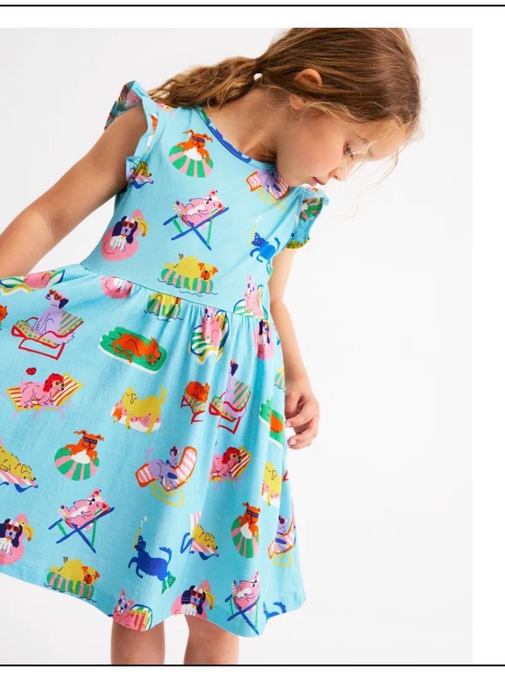 Mini Boden Sleeveless Dress, Size 6-7, NWT